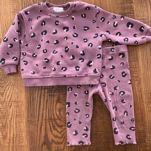 ZARA sweatshirt & leggings matching set